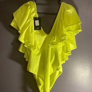 NWT Fashion Nova Need More time bodysuit XL